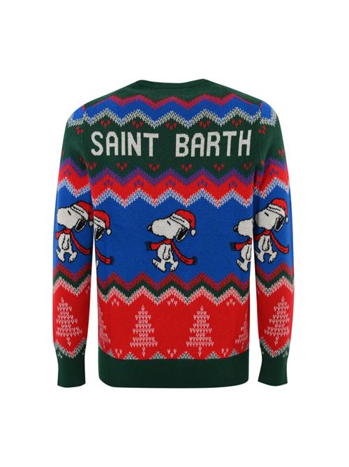 Maglione Heron in misto lana multicolor Mc2 Saint Barth | HERON P00047G NORDIC SNOOPY 51